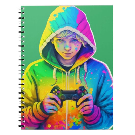 Carnet Gamer Boy (Devant)