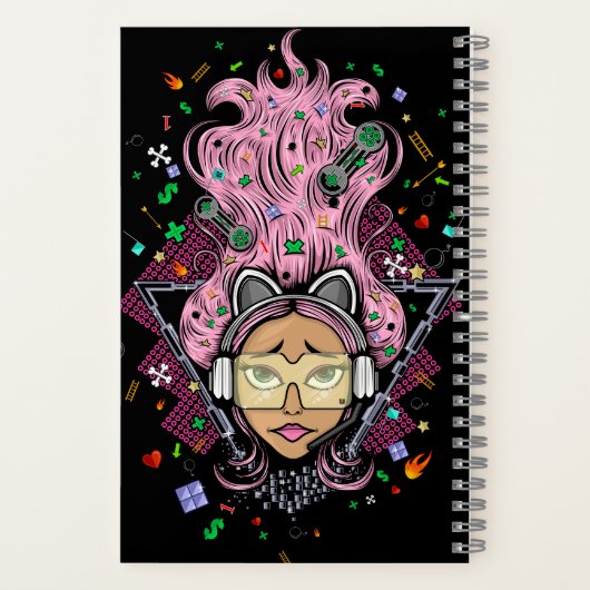 Carnet Gamer fille (Verso)