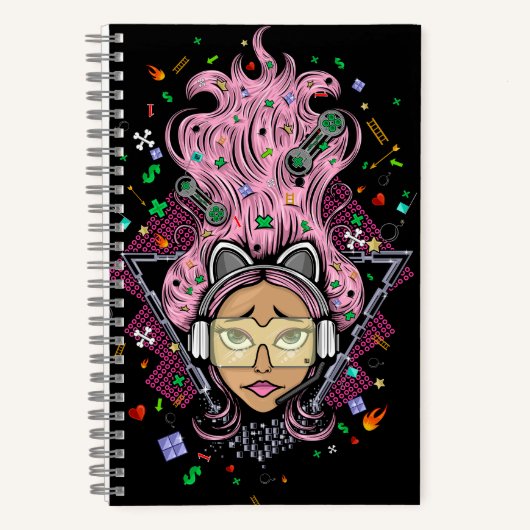 Carnet Gamer fille (Recto)