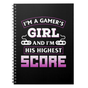 Carnet Gamer Gift Je Suis Une Gamer Girl