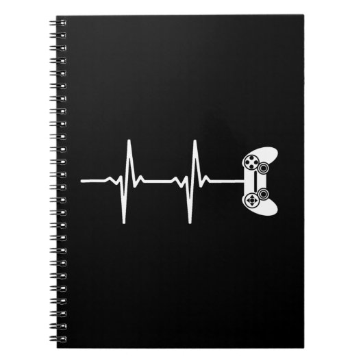 Carnet Gamer Heartbeat (Devant)