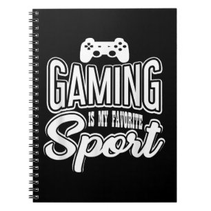 Carnet Gamer - Jouer Est Mon Sport Préféré