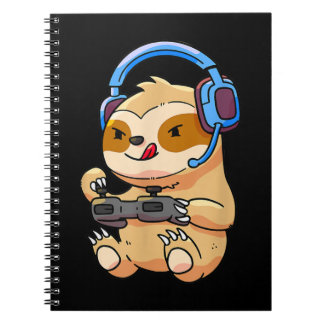 Carnet Gamer Sloth Jeu Machines à Sous Jeu Vidéo Jeu cade