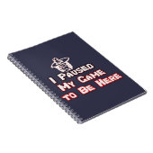 Carnet Games lover funny (Côté Droit)