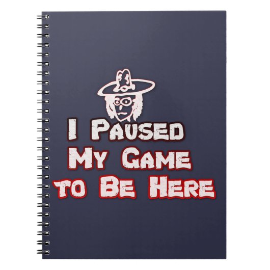 Carnet Games lover funny (Devant)