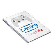 Carnet Gaming Is My Duty Gamer Controller (Côté Droit)