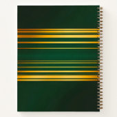 Carnet Gamme de Texture Verte Luxe Linen (Dos)