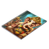 Carnet Ganesh prend un selfie (Côté gauche)