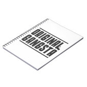 Carnet Gangsta original (Côté gauche)