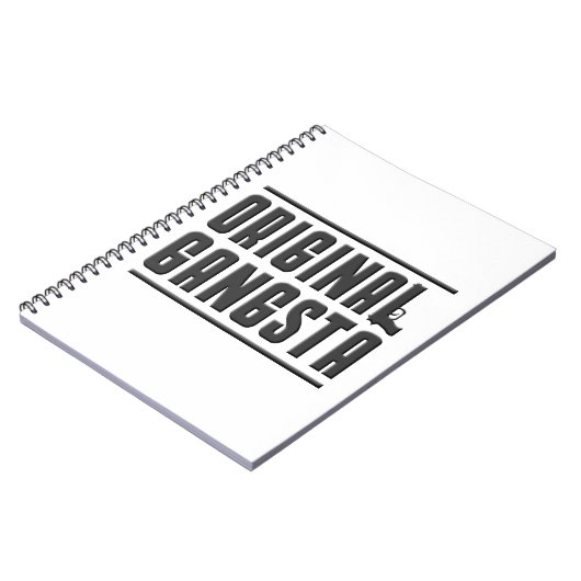 Carnet Gangsta original (Côté gauche)