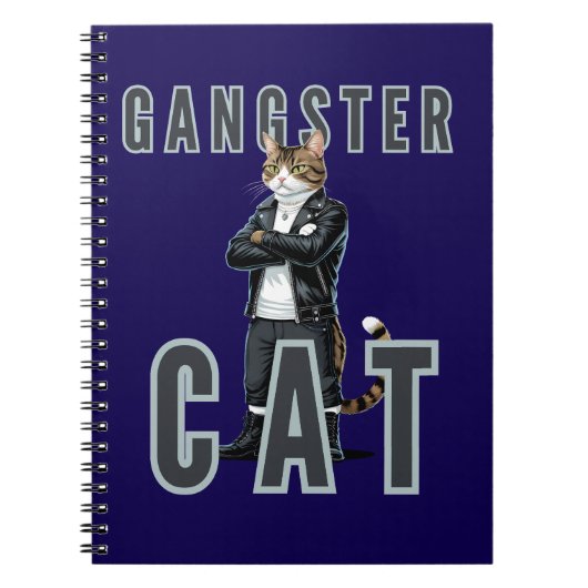 Carnet Gangster Cat Bad Boy (Devant)