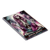 Carnet Gangster Spirituel Sorcière Squelette Violet Mysti (Côté Droit)