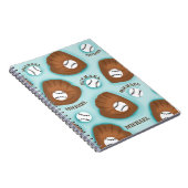 Carnet Gant de baseball Balle & Garçon Modèle de thème sp (Côté Droit)