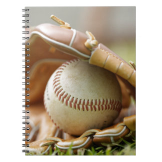 Carnet Gant et boule de base-ball