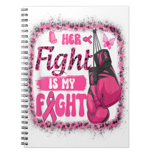 Carnet Gants De Boxe Sa Lutte Est Mon Combat Cancer Du Se