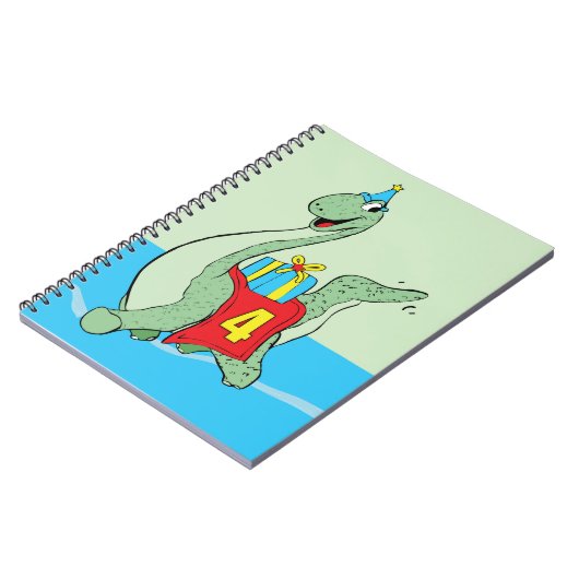 Carnet Garçon, 4e anniversaire Dinosaur (Côté gauche)