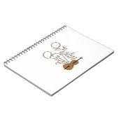 Carnet Garçon au violon (Côté gauche)