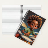 Carnet Garçon batteur (À l'intérieur)