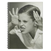 Carnet Garçon faisant le visage (Devant)