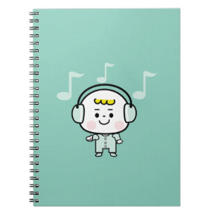Carnet garçon musical