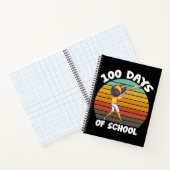 Carnet Garçons 100 jours d'école 100e jour Baseball (Intérieur)