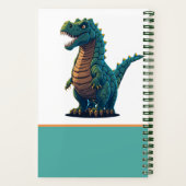 Carnet Garçons et filles dinosaures Tyrannosaurus T-Rex m (Verso)