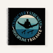 Carnet Garçons Gymnastique Caractère Force Discipline (Devant)