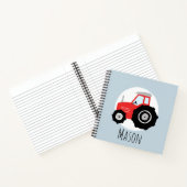 Carnet Garçon's mignon Red Farm Tracteur école pour enfan (Intérieur)