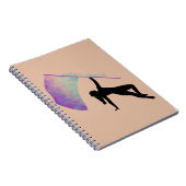 Carnet Garde couleur avec drapeau - violet/vert (Côté Droit)