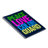 Carnet Garde de couleurs Peace Love (Côté Droit)
