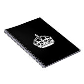 Carnet Garde ton calme et continue Couronne (Modifiable) (Côté Droit)