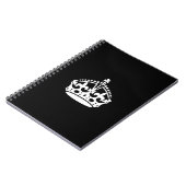 Carnet Garde ton calme et continue Couronne (Modifiable) (Côté gauche)