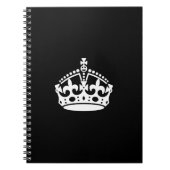Carnet Garde ton calme et continue Couronne (Modifiable) (Devant)