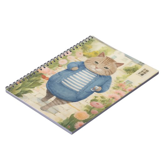 Carnet Garden Cat (Côté gauche)