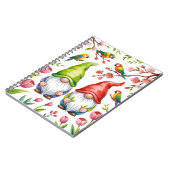 Carnet Garden Gnomes with Tropical Parrots  (Côté gauche)