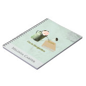 Carnet Garden Lover's Rustic Elegant Custom Notebook (Côté gauche)