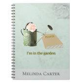 Carnet Garden Lover's Rustic Elegant Custom Notebook (Devant)