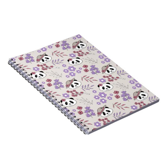 Carnet Garden Party Pandas - 1000Pandas par Amanda Roos (Côté Droit)