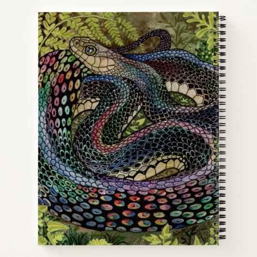 Carnet Gardener Snake Study Beyond the Skin sketchbook (Dos)