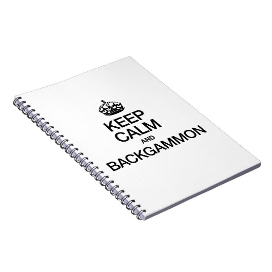 CARNET GARDER CALME ET BACKGAMMON (Côté Droit)