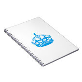 Carnet Gardez calme couronne bleue (Côté Droit)