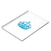 Carnet Gardez calme couronne bleue (Côté gauche)