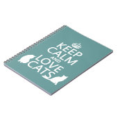 Carnet Gardez le calme et aimez les chats (Côté gauche)