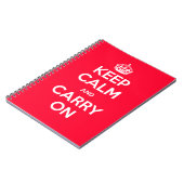 Carnet Gardez le calme et continuez (Côté gauche)