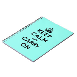 Carnet gardez le calme et continuez l'original