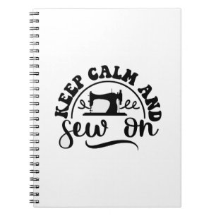 Carnet Gardez le calme et coupez sur