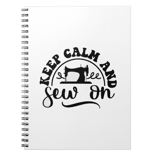 Carnet Gardez le calme et coupez sur (Devant)