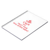 Carnet Gardez le calme et faites confiance à votre vrai (Côté gauche)