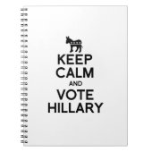 Carnet GARDEZ le CALME ET VOTEZ HILLARY.png (Devant)