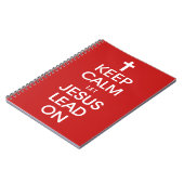 Carnet Gardez Le Calme Laissez Jésus Diriger - Religieux (Côté gauche)